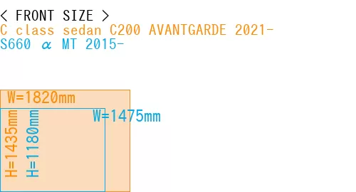 #C class sedan C200 AVANTGARDE 2021- + S660 α MT 2015-